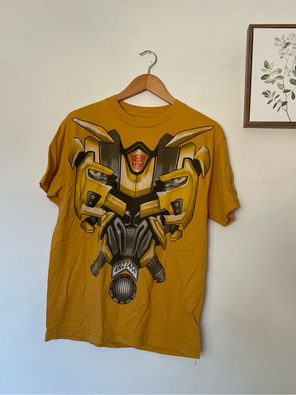 Bumblebee Graphic Tee - Mustard Yellow